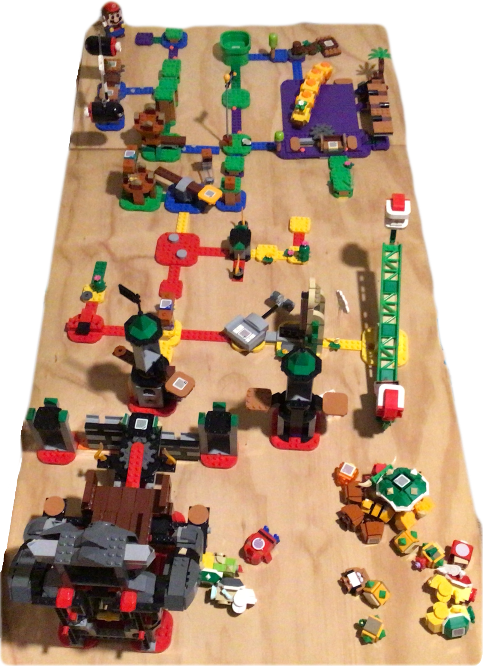 a mario level using 6 lego
        sets
